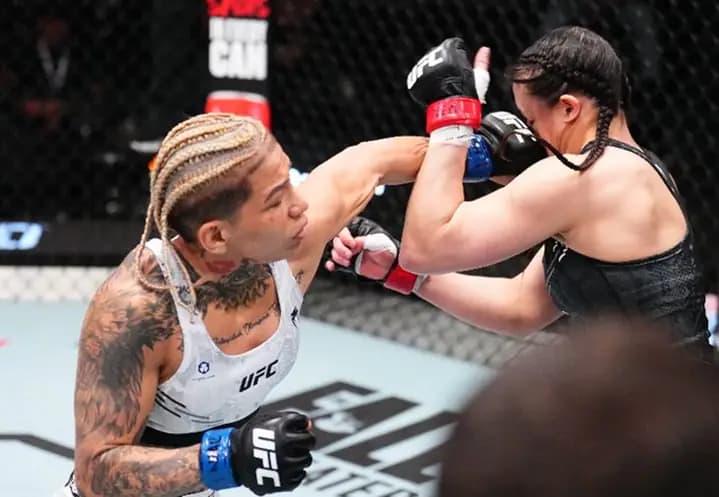 Ketlen Esquentadinha vem de vitória e vai entrar em ação no UFC 306, neste sábado (Foto: Divulgação/UFC)