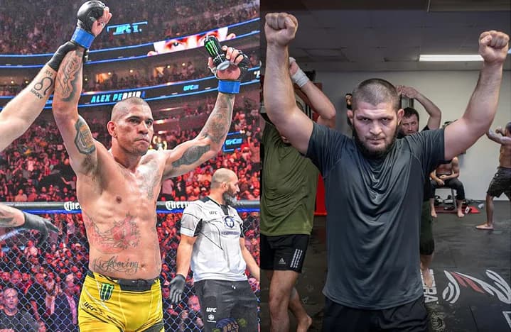 Ex-campeão da divisão até 70kg, Khabib Nurmagomedov tem hoje 93kg, limite de peso da categoria dos meio-pesados onde Alex Poatan é o atual campeão (Foto: Reprodução)