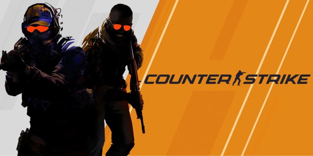 Imagem mostra personagens de CSGO ao lado da logomarca.