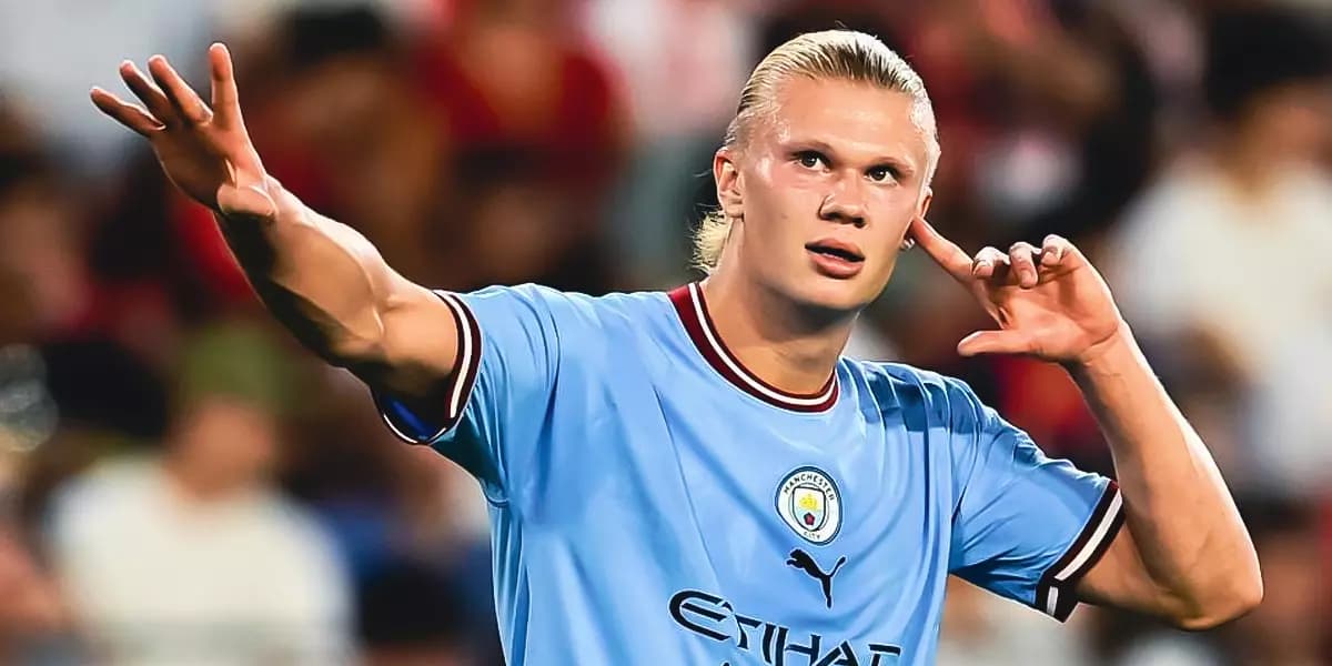 imagem destaque Haaland 100 gols