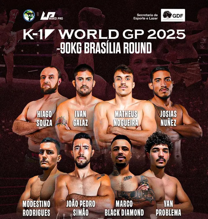 K1- World GP acontece no próximo dia 4 de outubro, no Shopping Conjunto Nacional, na capital federal; card conta com outras quatro lutas e ingressos são gratuitos (Foto: Divulgação)